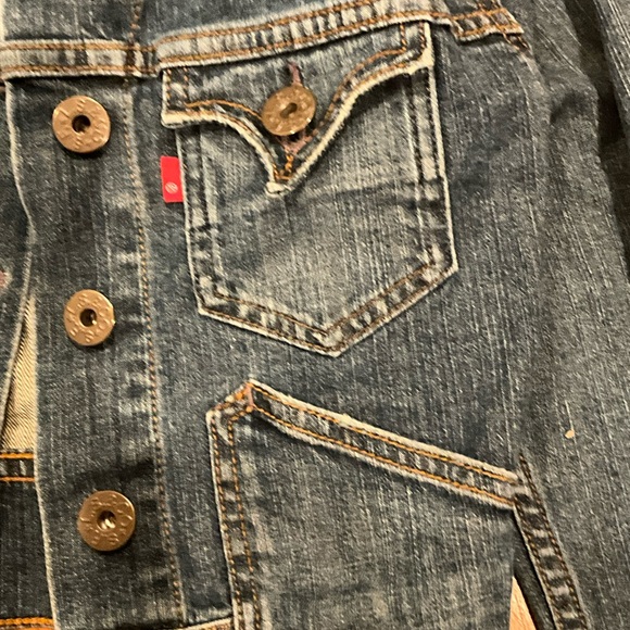 Levi’s cropped denim jacket let - Picture 6 of 6